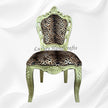 Leopard Design Velvet Fabric Chair 4