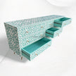 Resin Inlay Moroccan Chest and Bedside Green TOTALLY VEGAN 4