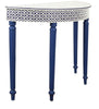 Blue Embossed Bone Inlay Curved Console 2