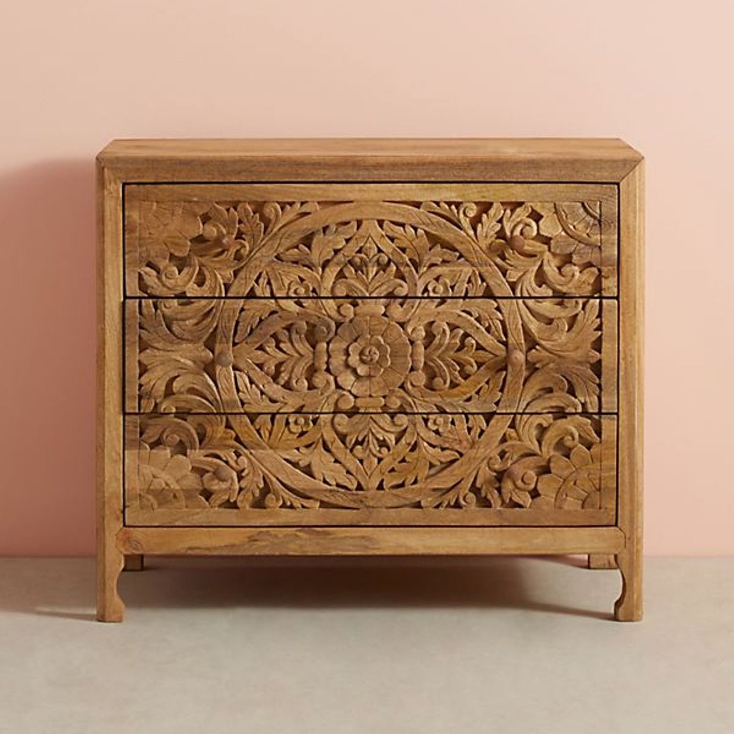 carved lace dresser Antique Italian Hand Carved Dresser c. 1870