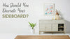 decorate your sideboard
