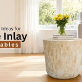 Bone Inlay Side Table Placement Ideas