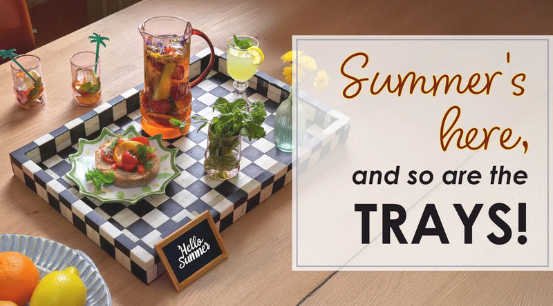 Summer-Sipped Tray Decor: A New Way To Be More Presentable