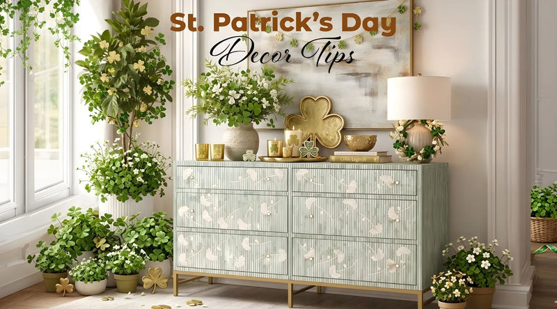 St. Patrick’s Day Home Decor Ideas and Furniture Styling Tips