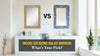 Wood or Bone Inlay Mirror