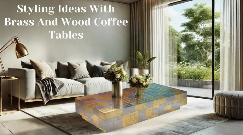 Brass And Wood Coffee Tables: The Modern Home Decor Intakes
