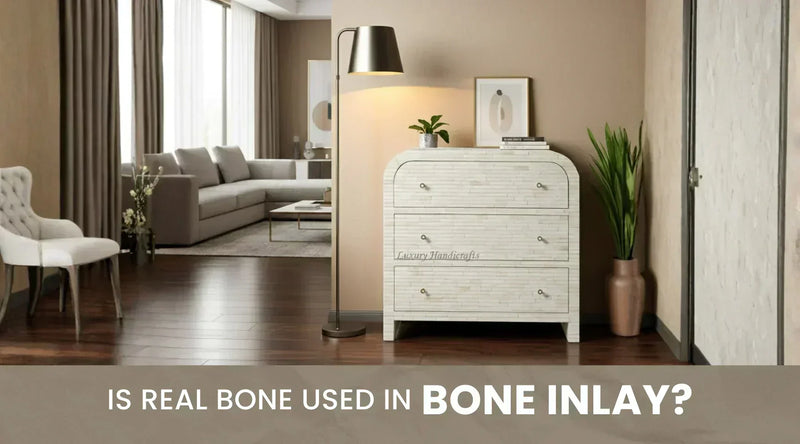 Is Bone Inlay Furniture Made from Real Bone?