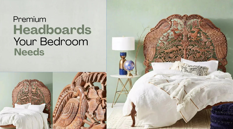 Shop Premium Wooden Headboards at Luxury Handicraft