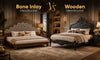 Bone Inlay Headboard Vs Wooden Headboard