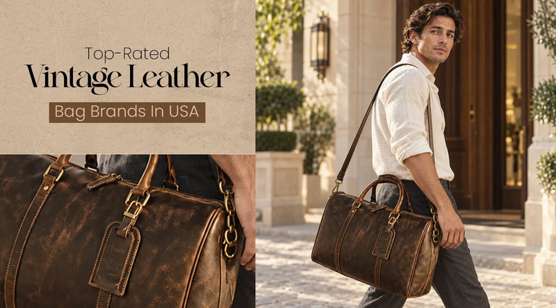 Top 10 Vintage Leather Bag Brands in USA