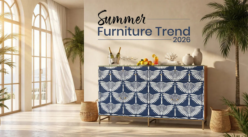 Heated Up Summer Furniture Colour Trends