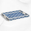 rectangular bone inlay tray
