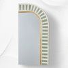 Handcrafted Bone Inlay Mirror Frame Green