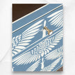 Swan Bone Inlay Sideboard Blue