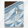 Swan Bone Inlay Sideboard Blue