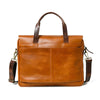 Light Brown Leather Briefcase
