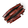 Tann Brown Leather Briefcase