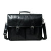 Baylor Black Leather Briefcase