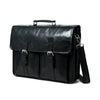 Baylor Black Leather Briefcase
