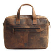 Raw Leather Office Briefcase