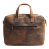 Raw Leather Office Briefcase
