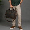 Kevin Buffalo Leather Breifcase