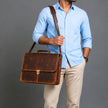 Clark Leather Office Briefcase