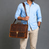 Clark Leather Office Briefcase