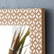  Square Bone Inlay Mirror Frame 