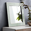 Bone Inlay Square Mirror Green
