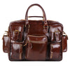 Cherry Red Leather Briefcase