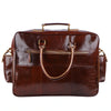 Cherry Red Leather Briefcase