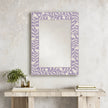 Buy Bone Inlay Wall Mirror Lilac