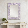 Buy Bone Inlay Wall Mirror Lilac
