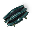 Kai Full Grain Leather Briefcase - Dark Green