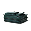 Kai Full Grain Leather Briefcase - Dark Green