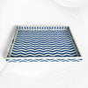 blue bone inlay decorative tray
