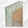 Rectangle Bone Inlay Mirror Frame