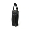 Jamie Buffalo Leather Briefcase- Black