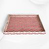 Luxury Bone Inlay Tray Red