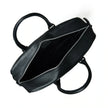 Royal Black Leather Briefcase