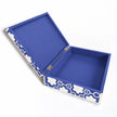 Handcrafted Bone Inlay Box Blue