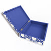 Handcrafted Bone Inlay Box Blue