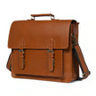 Max Vintage Brown Leather Briefcase