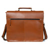 Max Vintage Brown Leather Briefcase