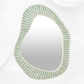 Bone Inlay Wall Mirror Green
