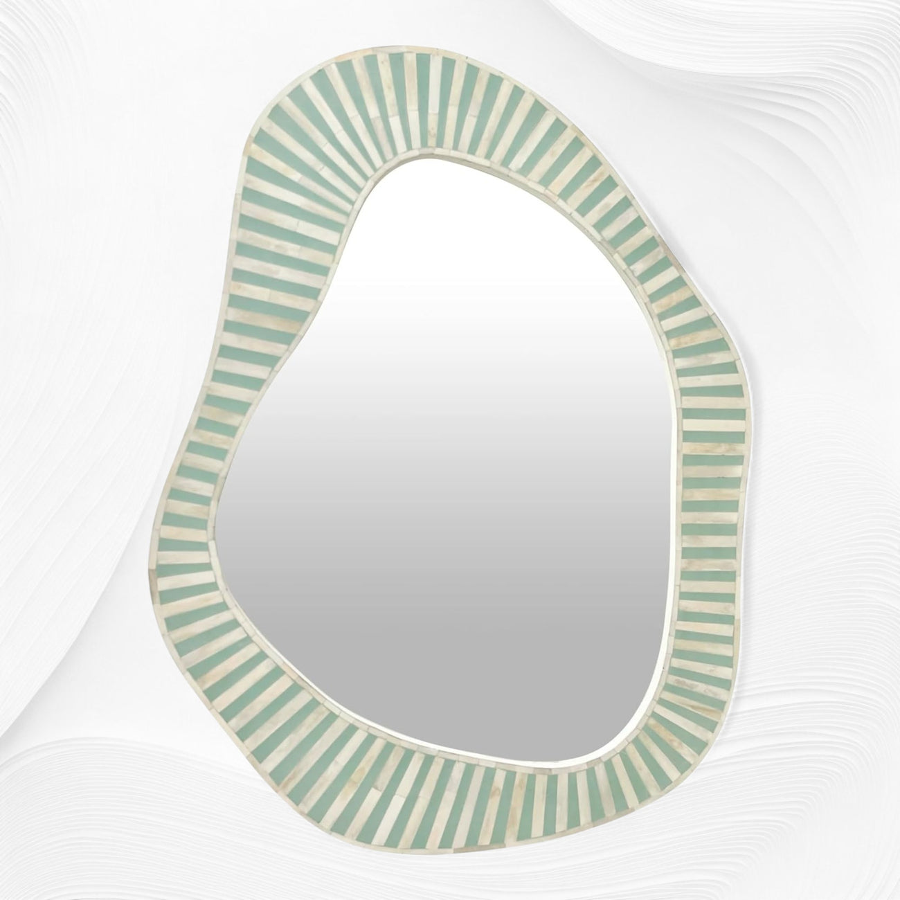 Buy Bone Inlay Mirror Frame Full Length | Floor Mirror – Luxury Handicraft