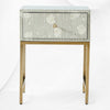 Ada Bone Inlay Nightstand Grey | Bone Inlay Nightstand