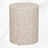 Amelia Bone Inlay Geometric Side Table Blush Pink 1