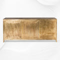 Antique Brass Embossed 3 Door Sideboard